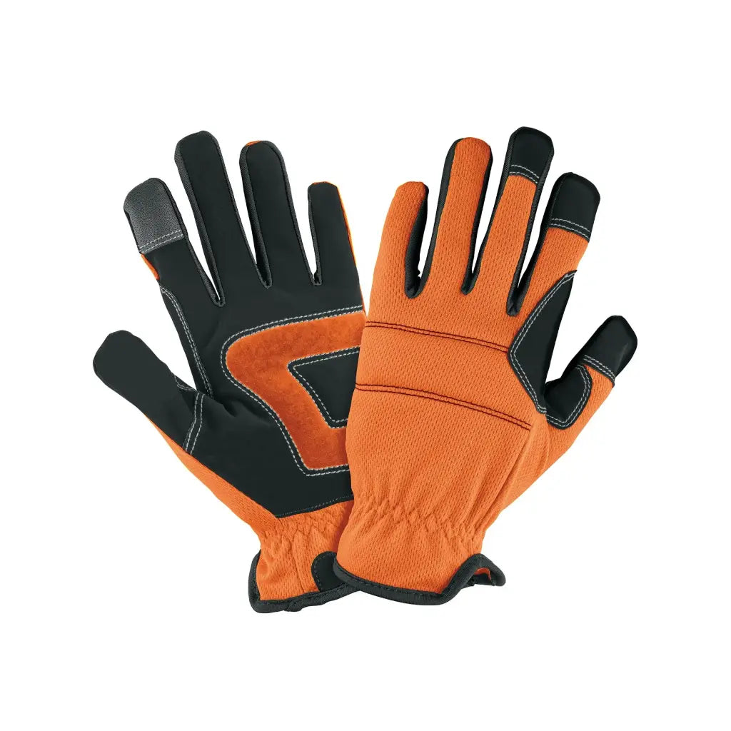 Guantes para mecánico, palma de carnaza para mujer
