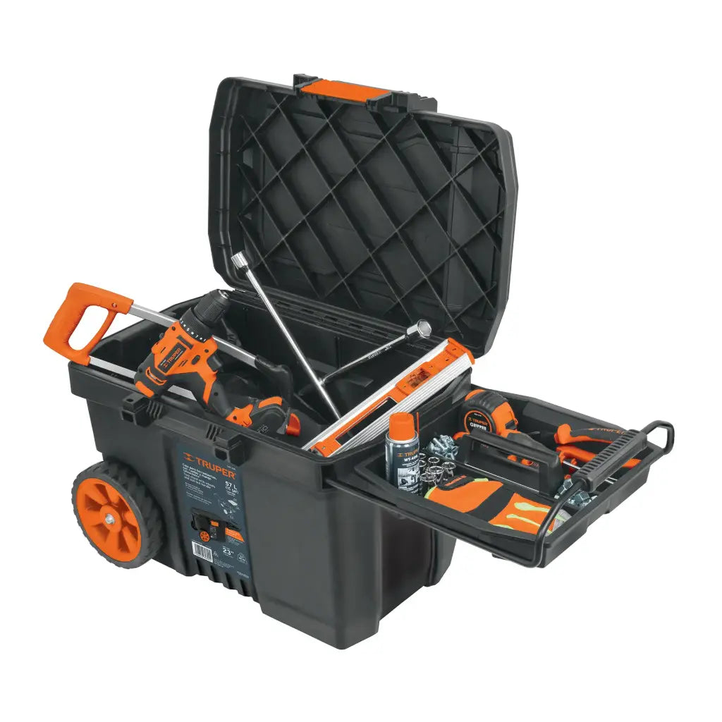 Caja para Herramientas con Ruedas (23" x 17") - Truper
