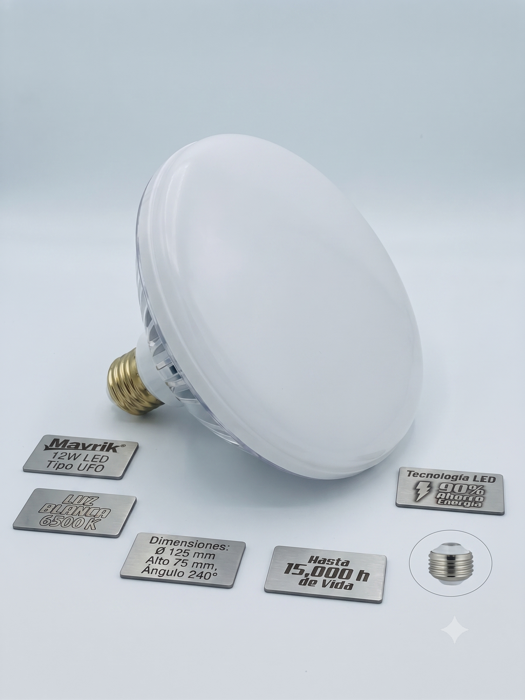 Lámpara LED tipo UFO 12W