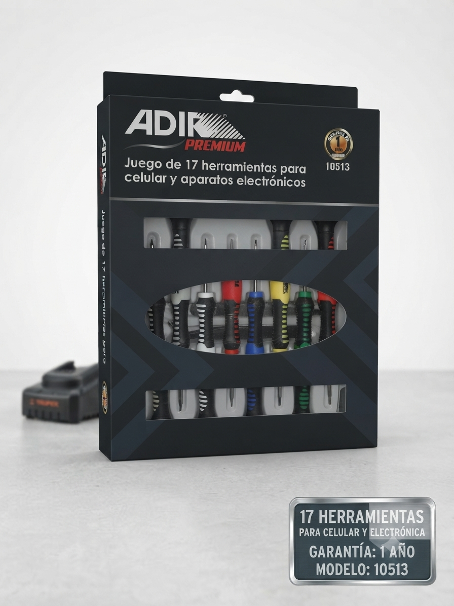 Juego de 17 herramientas para celular y gadgets