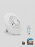 Ventilador de techo con luz LED y control remoto