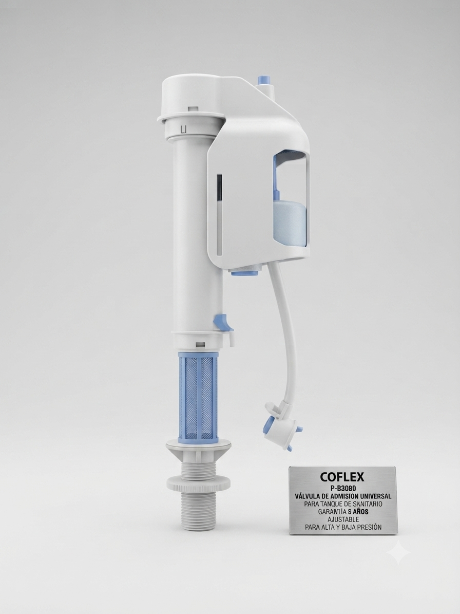 Válvula de Admisión Universal para tanque W.C