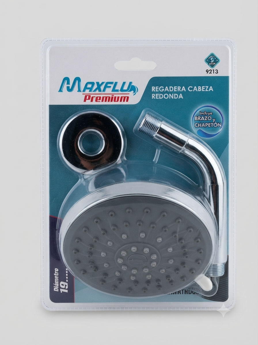 Regadera Cabeza redonda Maxflu
