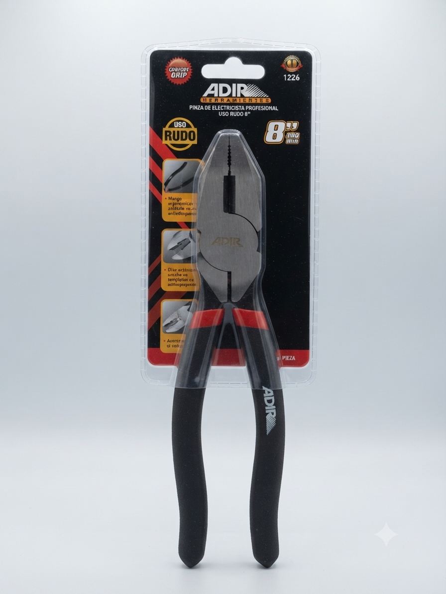 Pinza eléctrica de uso rudo 8"