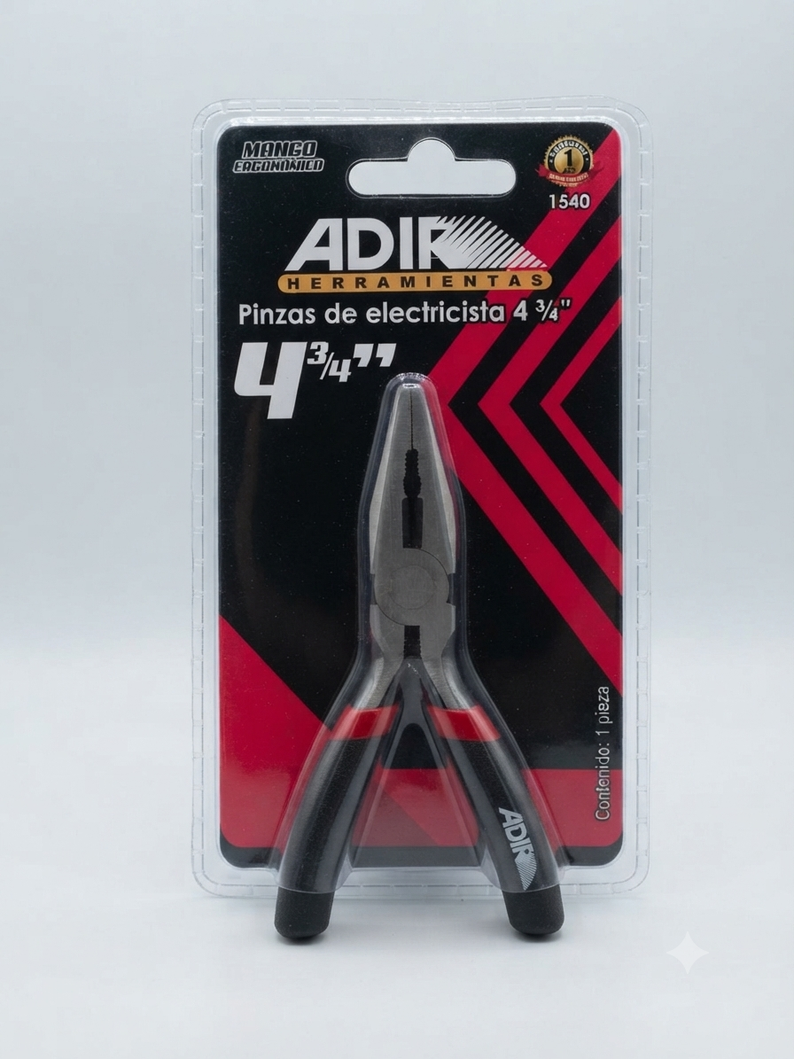 Mini pinza punta de corte 4 3/4 Adir