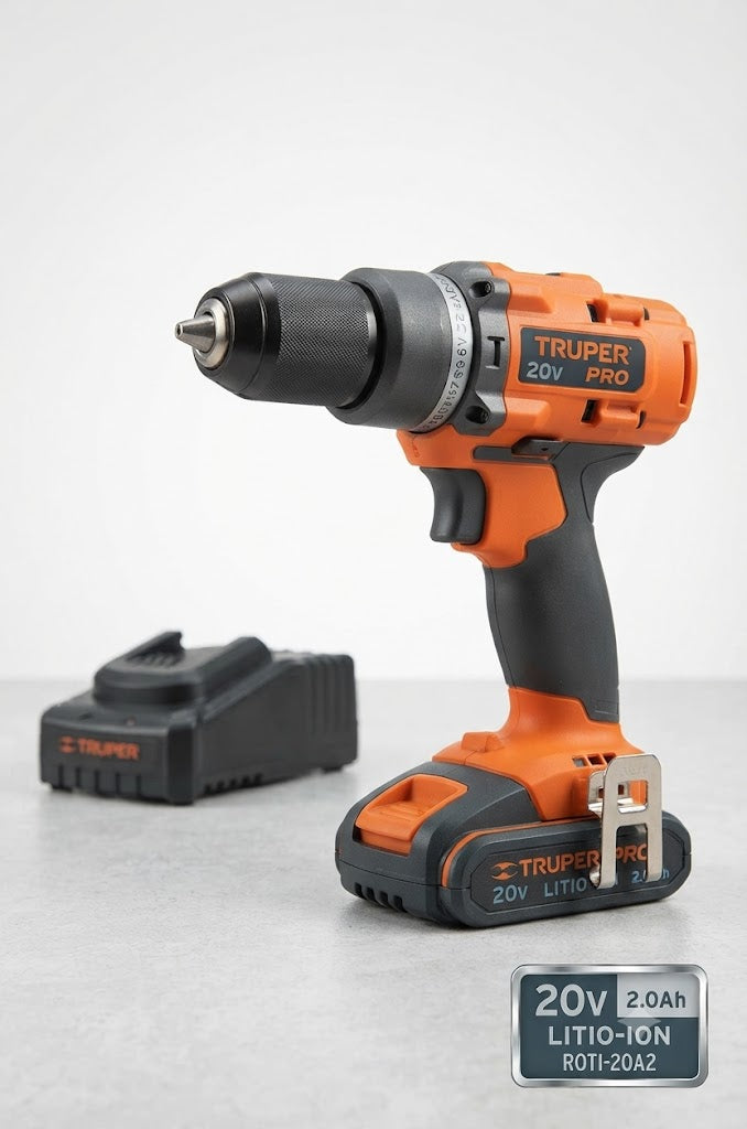 Taladro Rotomartillo Inalámbrico 20 V - Truper Pro